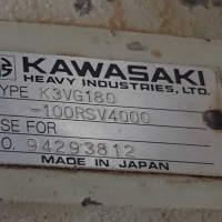 Kawasaki K3VG180-100RSV4000 axial piston pump